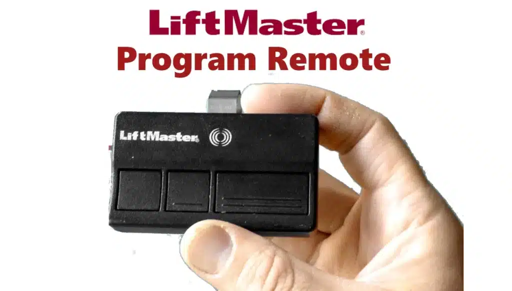 How Do I Program A Liftmaster Garage Door Remote ?