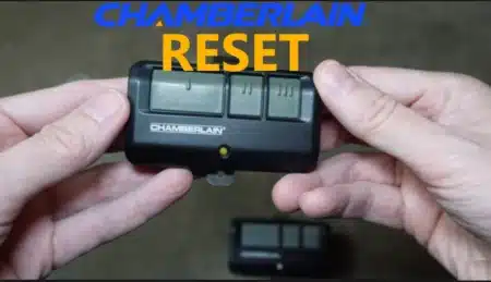 How to Reset a Chamberlain Garage Door Opener Remote ?