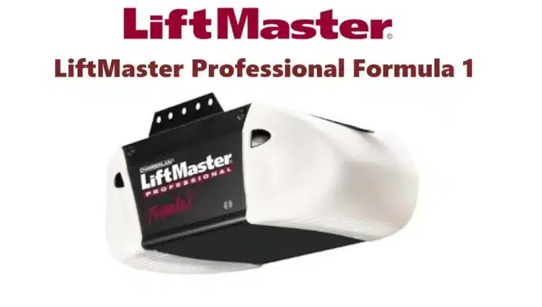 LiftMaster Professional Formula 1: Compatibility, and Setup