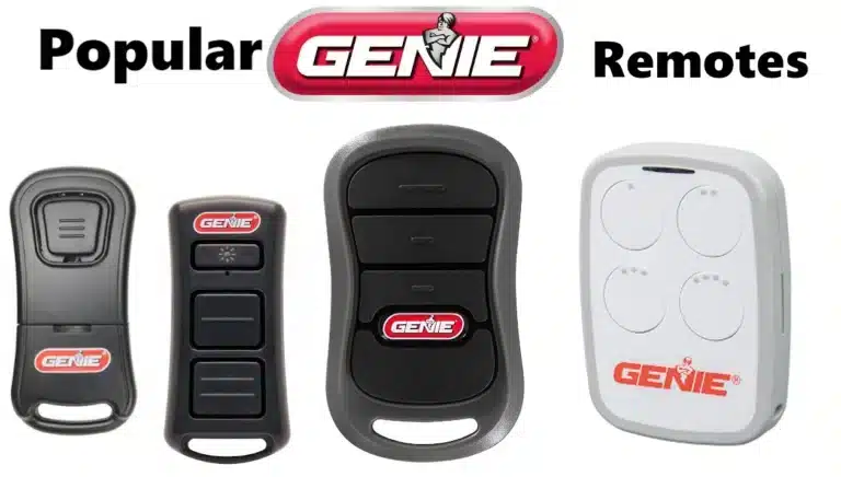 Most Popular Genie Remote Controls For Garage Door Openers.