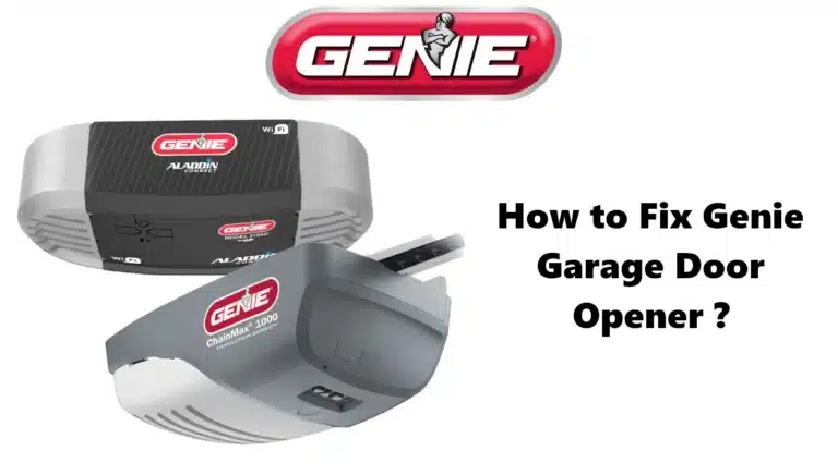 How to Fix Genie Garage Door Opener:Troubleshooting Guide How to Fix Genie Garage Door Opener:Troubleshooting Guide