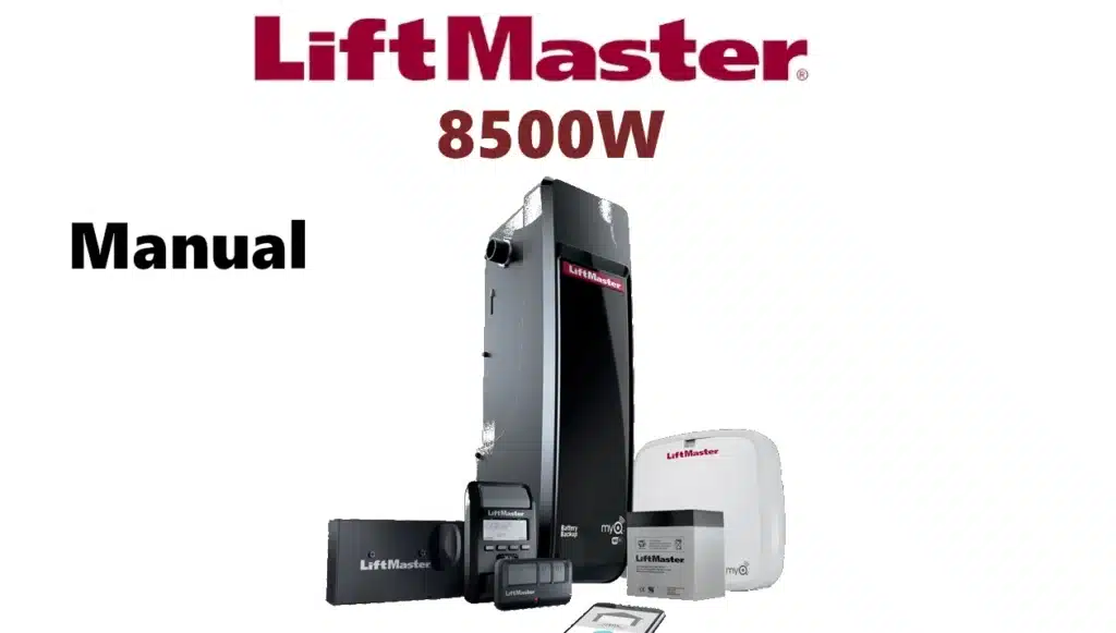 Official LiftMaster 8500W Manual PDF & Installation Guide
