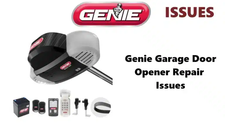 5 Genie Garage Door Opener Repair Issues and Solutions 5 Genie Garage Door Opener Repair Issues and Solutions