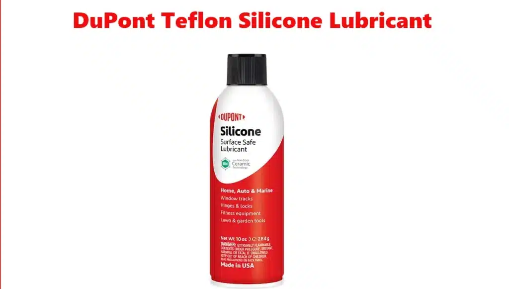 DuPont Teflon Silicone Lubricant – Best Garage Door Lubricant for Plastic and Rubber Components