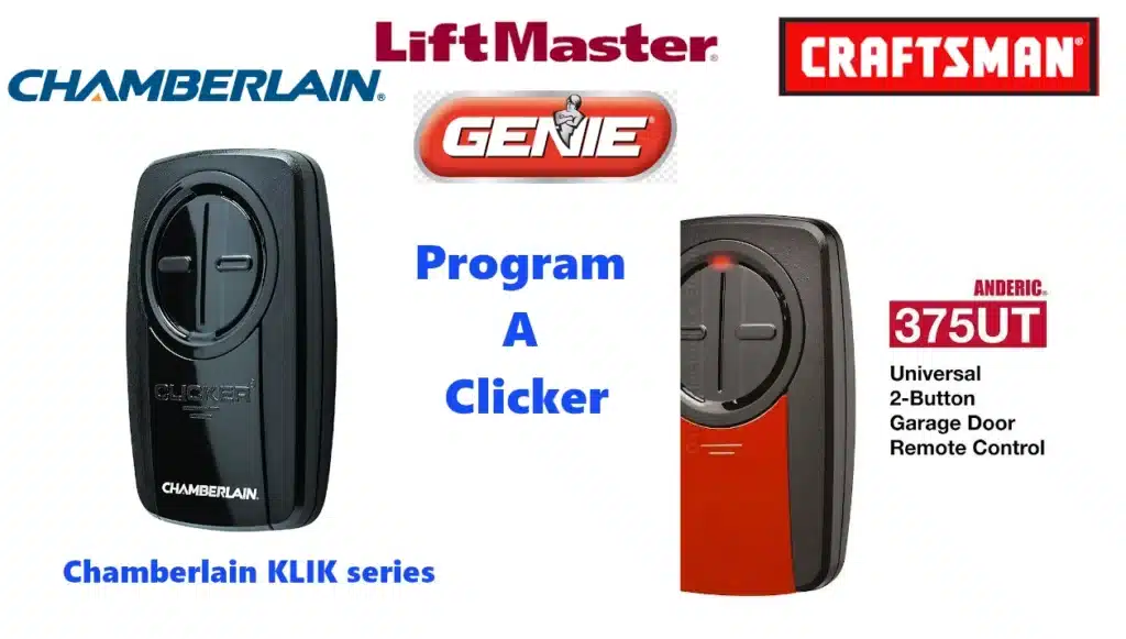 Learn How To Program A Clicker Garage Door Opener In Minutes