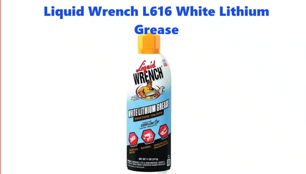 Liquid Wrench L616 White Lithium Grease – Best Garage Door Lubricant for Long-Lasting Protection