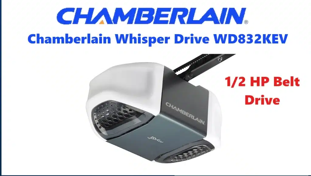 Chamberlain Whisper Drive WD832KEV 0,5 HP Belt Drive