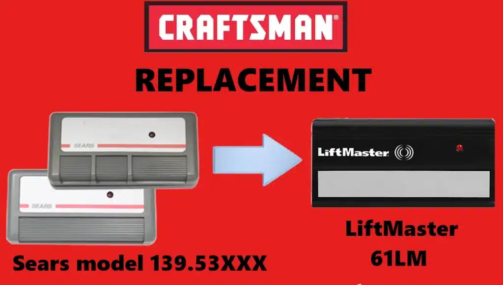 Craftsman Garage Door Remote Replacement for DIP Switch Models