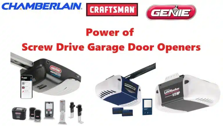 Discover the Power of Screw Drive Garage Door Openers Discover the Power of Screw Drive Garage Door Openers