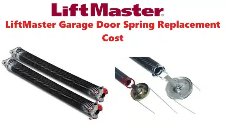LiftMaster Garage Door Spring Replacement Cost,(2025 Guide) LiftMaster Garage Door Spring Replacement Cost,(2025 Guide)