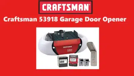 Craftsman 53918 Garage Door Opener: Owner’s Manual