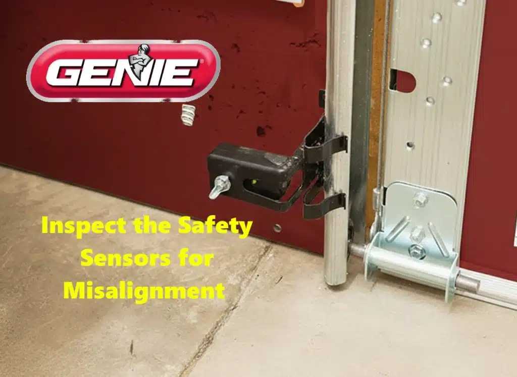 Inspect the Safety Sensors for Misalignment or Obstruction