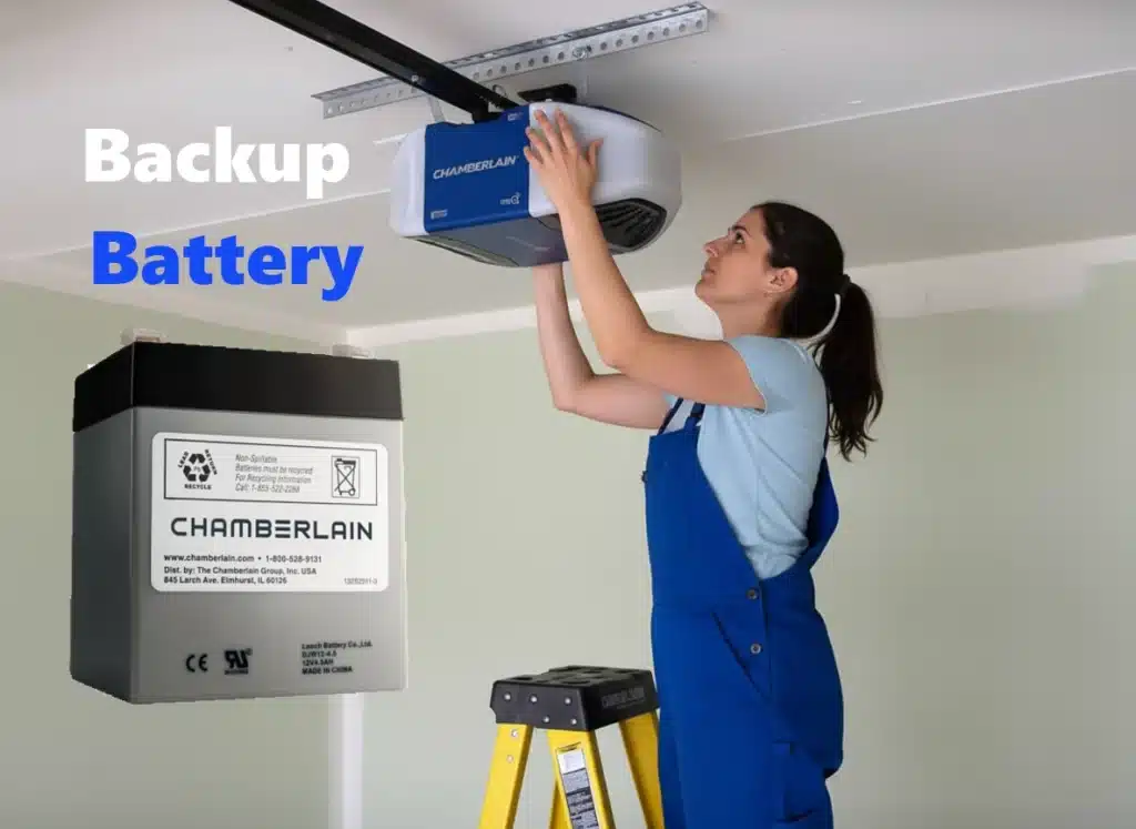 Testing and Replacing the Backup Battery for Chamberlain openers