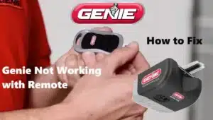 Genie Garage Door Opener Not Working with Remote – How to Fix