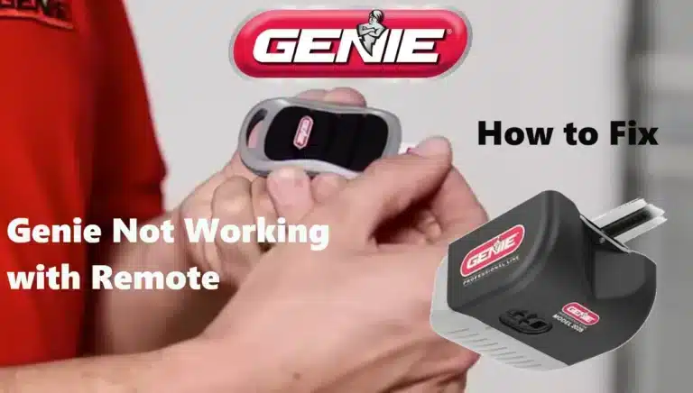 Genie Garage Door Opener Not Working with Remote – How to Fix Genie Garage Door Opener Not Working with Remote – How to Fix