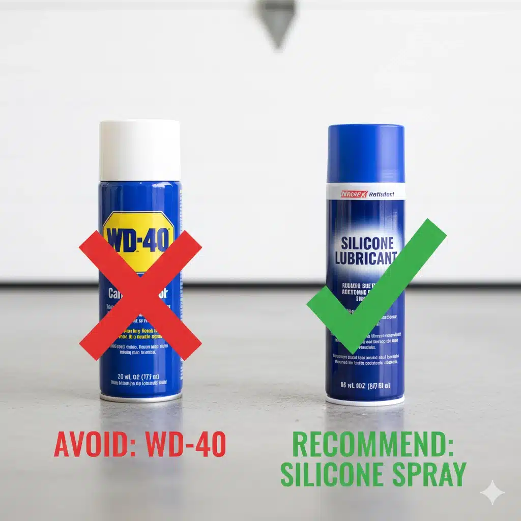 Best lubricant for garage door springs and rollers