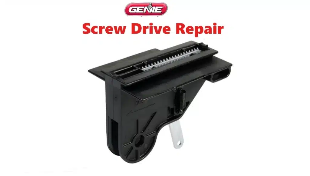Genie garage door Screw Drive Repair