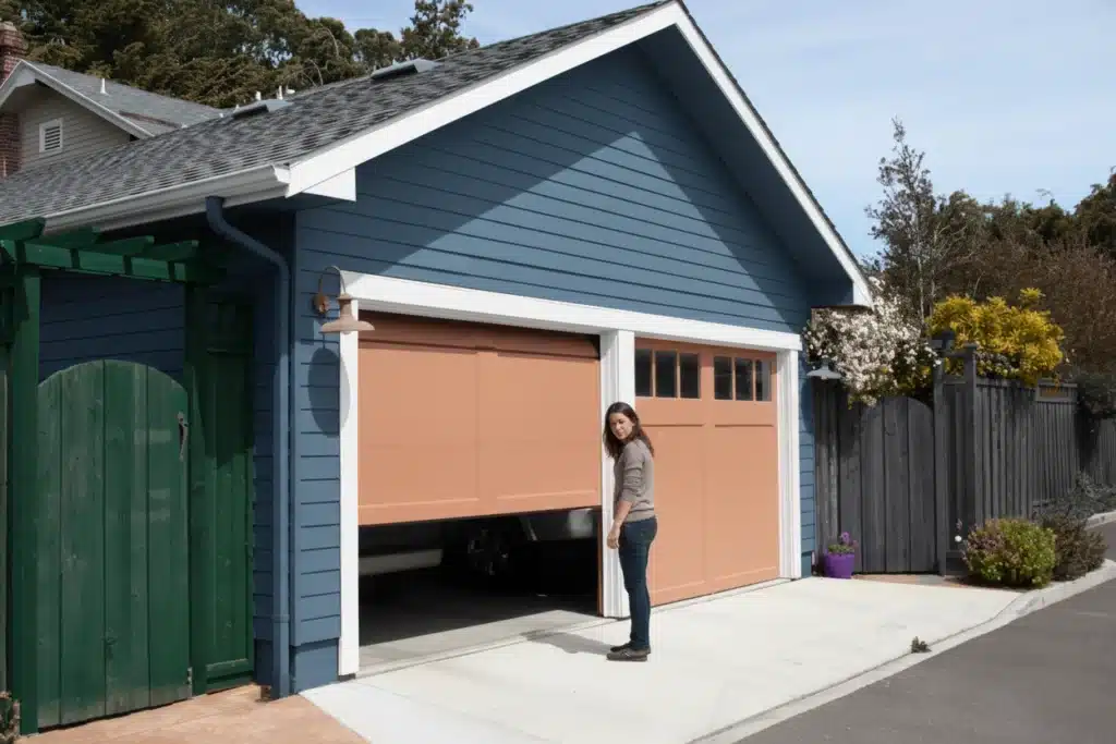 How to Safely Close a Garage Door That Is Stuck Open How to Safely Close a Garage Door That Is Stuck Open