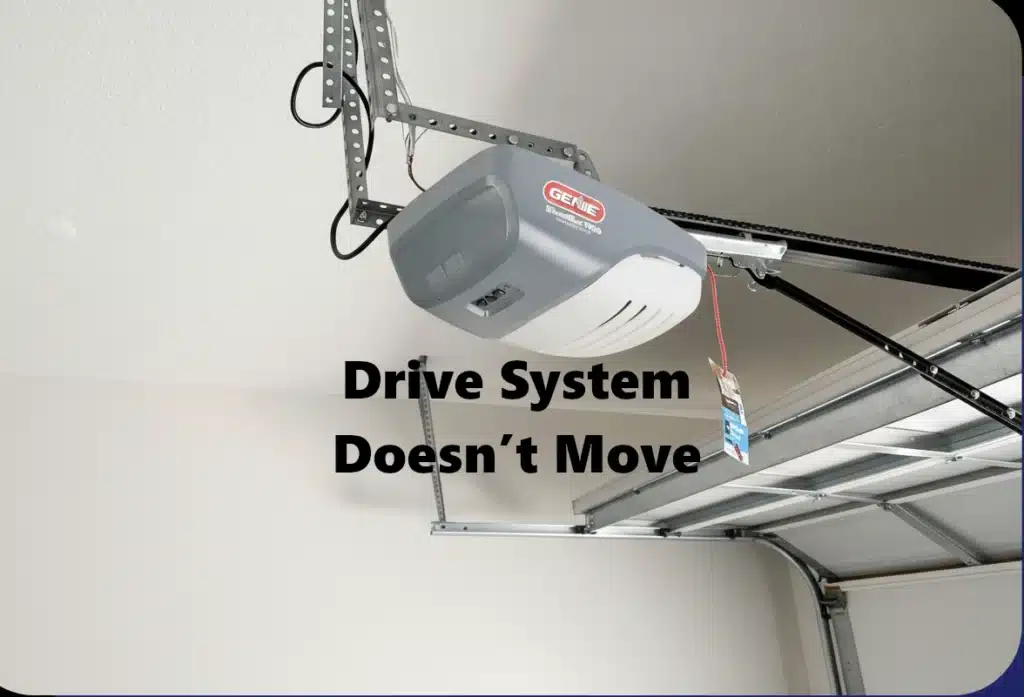 Why Genie Motor Runs but the Drive System Doesn’t Move