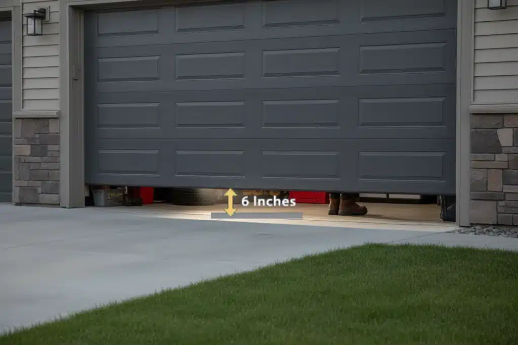 Why Is My Garage Door Opening Only 6 Inches